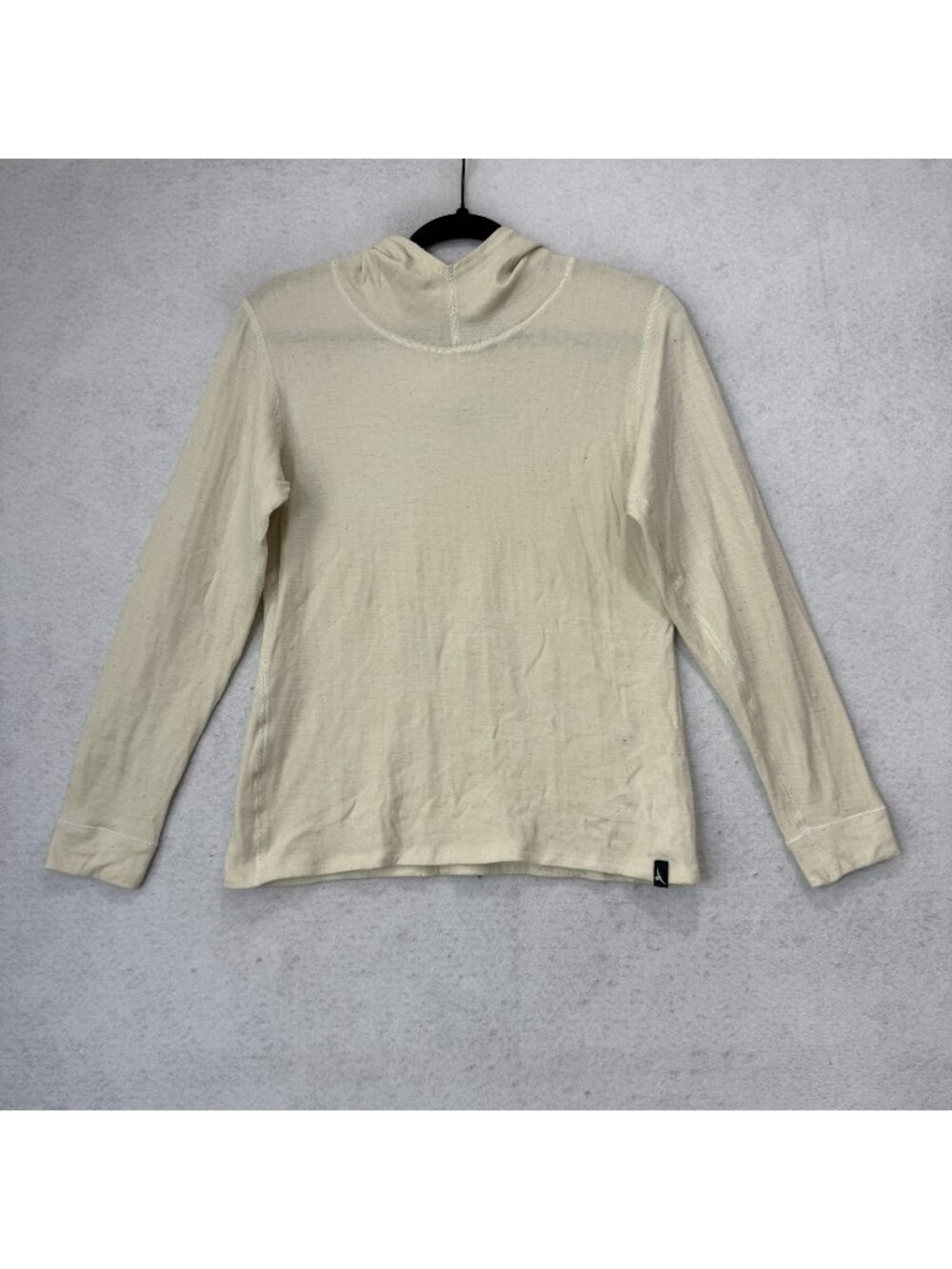 Duckworth Hoodie Shirt women Medium White Merino Wool Lightweight Base Layer USA - Picture 1 of 8